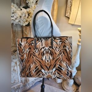 Talbots Animal Print Leather bag.